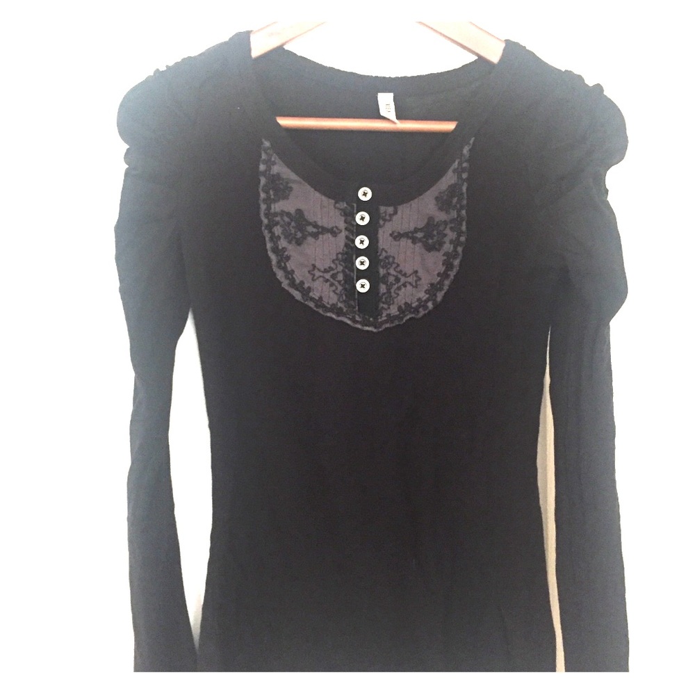 Free People Long sleeve thermal shirt